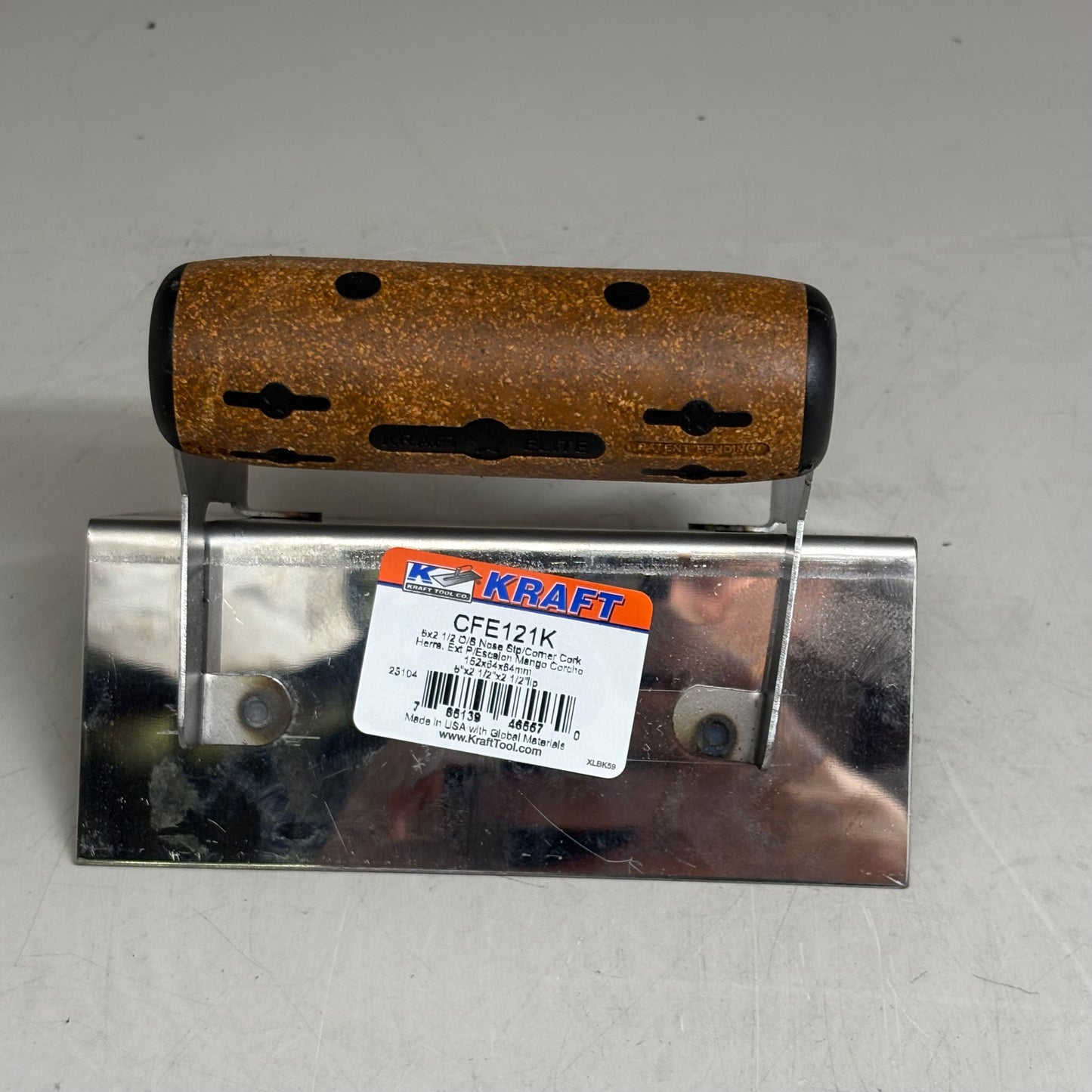 KRAFT TOOL CO Elite Series Five Star Outside Square Step Tool Cork Handle