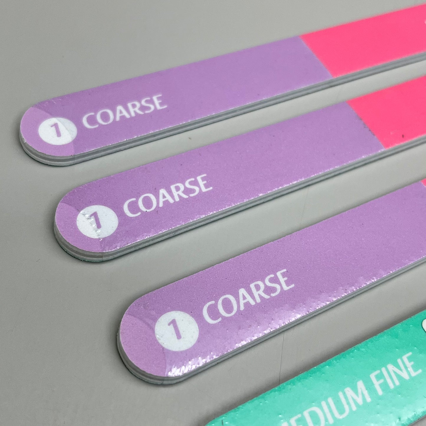 WALGREENS (6 PACK!) 4-Way Nail Shaper Nail File Coarse to Fine 7" WIC 254451