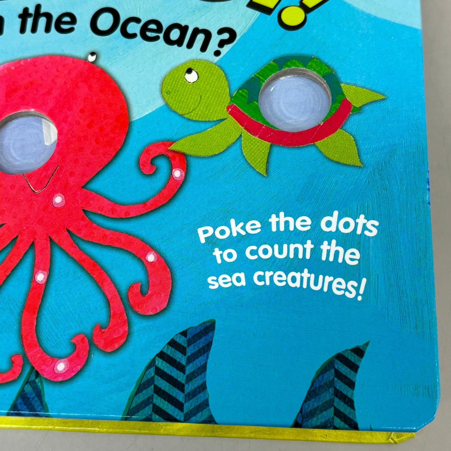 ZA@ MELISSA & DOUG Who's in the Ocean Book Click & Pop Counting Book Hardback 31342 A