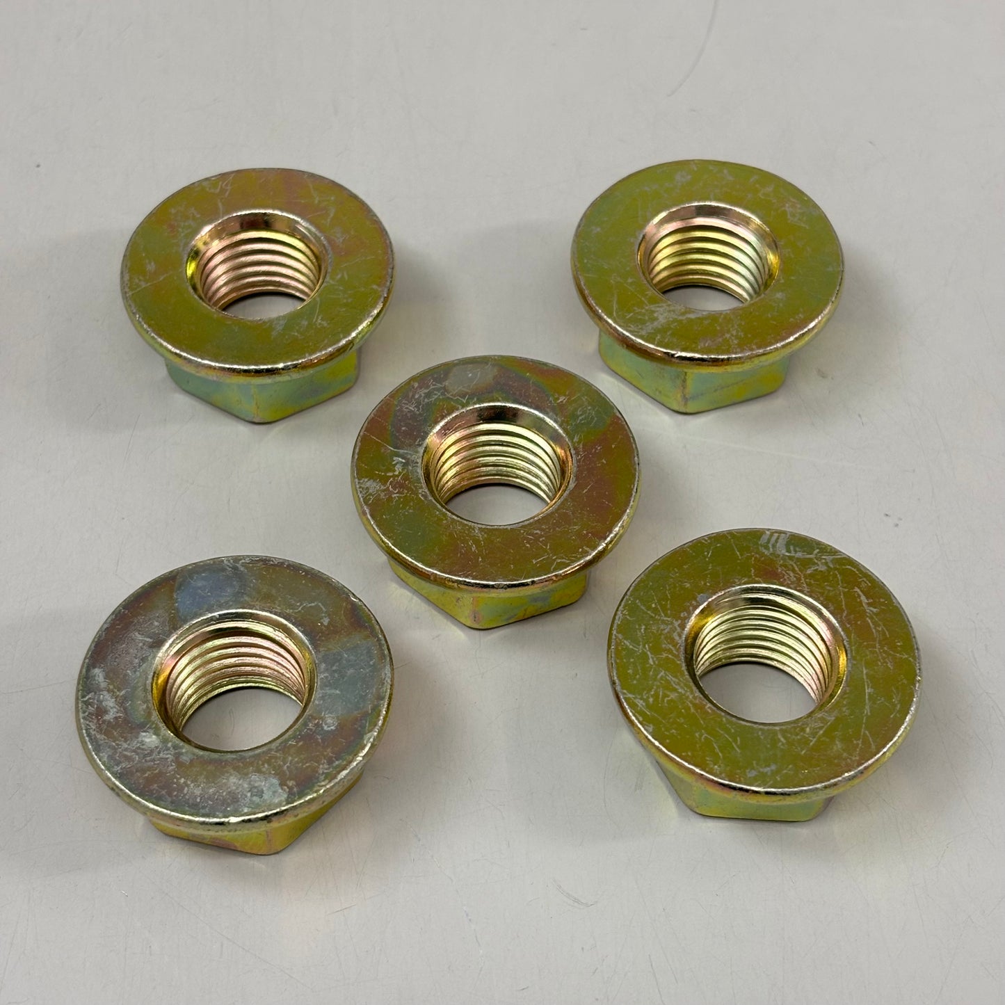 METRIC THREADED (5 PACK) Flange Nut M20 DIN Non Serrated 10 ST/YZN 69239220001