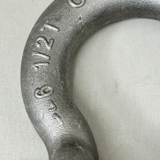 CHICAGO HARDWARE Bolt Type Anchor Shackles Galvanized 6-1/2 Ton 7/8" 200455