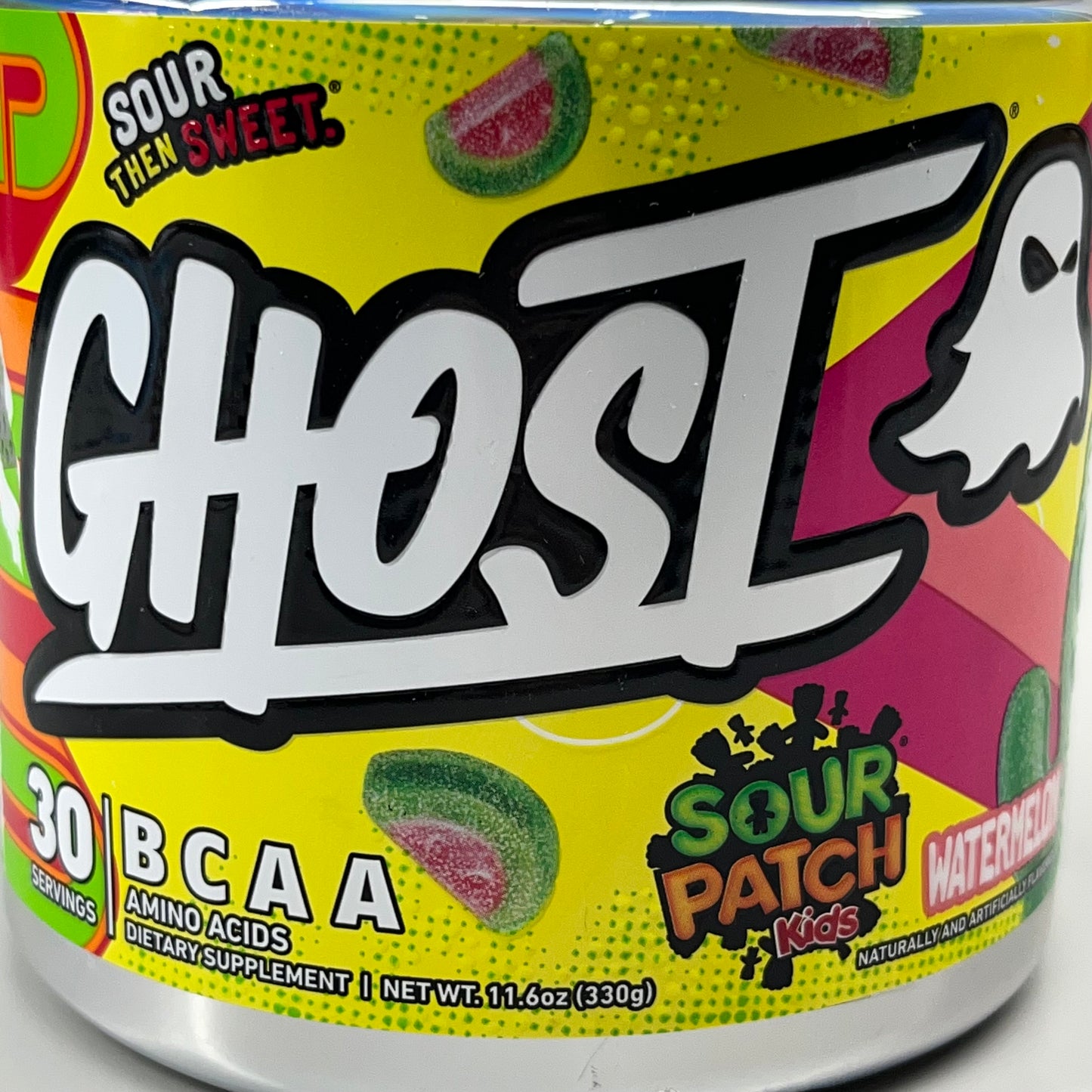 GHOST BCAA Amino Acids Sour Patch Kids Watermelon 11.6oz. 330g Exp 01 PayWut