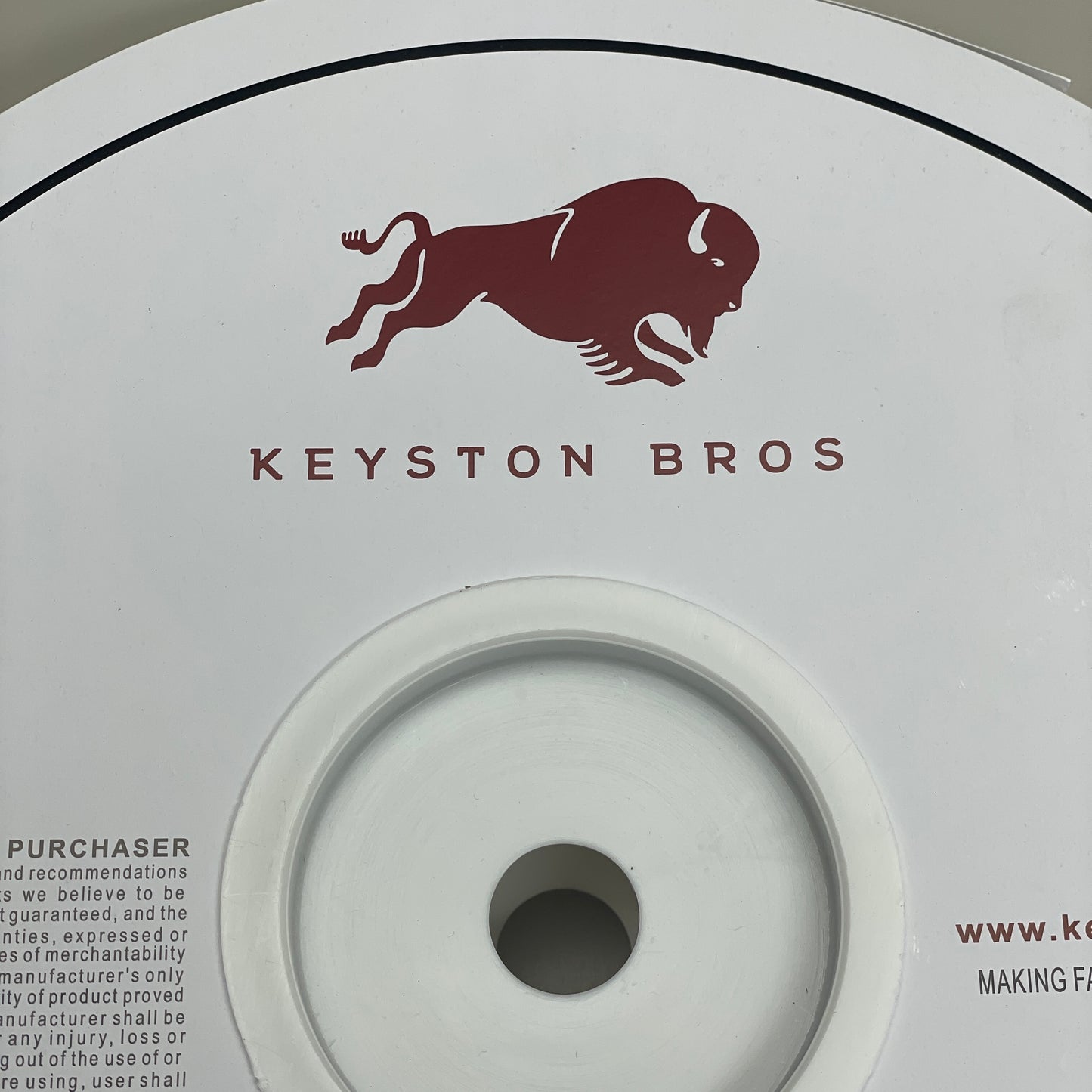 KEYSTON BROS 2" Pressure Sensitive Acrylic Based Adhesive Loop 25 yds White  KY2LWHT