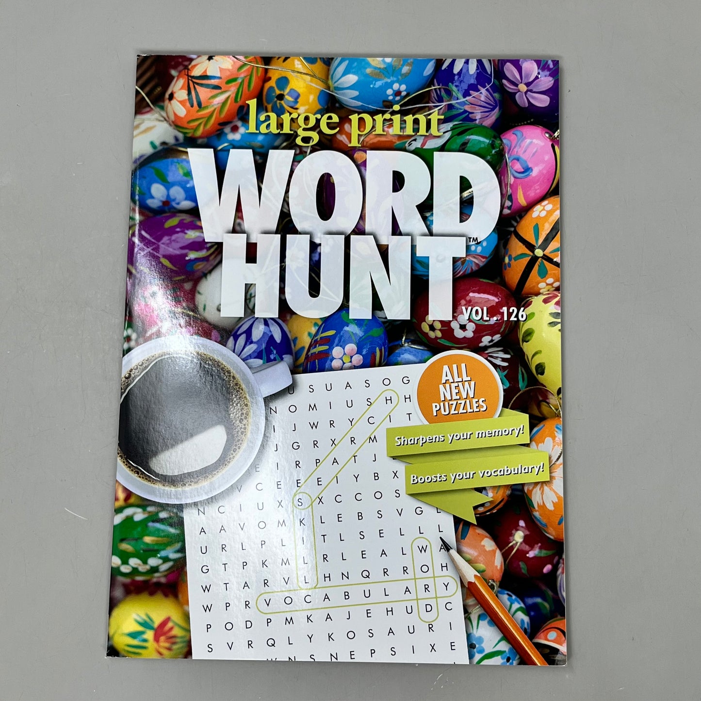 WORD HUNT (4 PACK) Large Print Word Search Puzzles Vol. 125, 126, 127, 128 353231