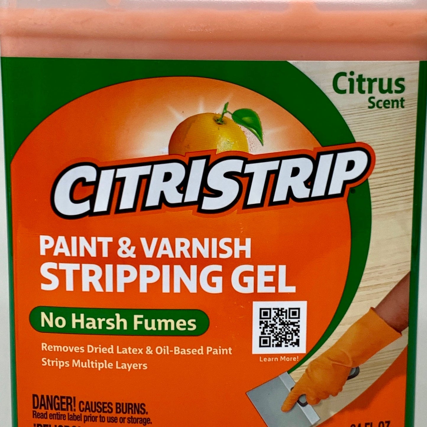 CITRISTRIP (2 PACK) Paint & Varnish Stripping Gel No Harsh Fumes 64 oz Bottle HCSG803