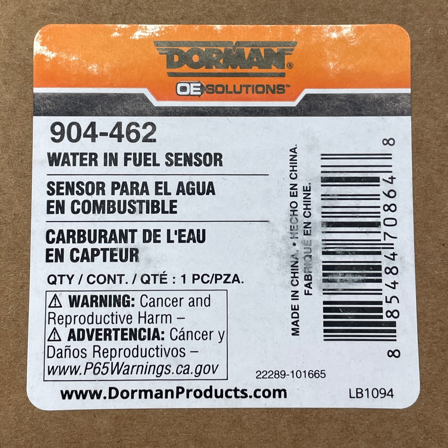 DORMAN OE Solutions Water In Fuel Sensor (WiF) 904-462