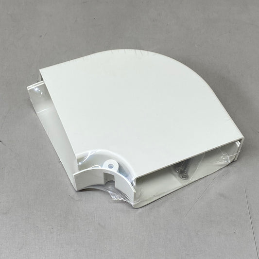 DIVERSTECH 90 Degree Flat Bend SpeediChannel 4"  Creme 230-FB4