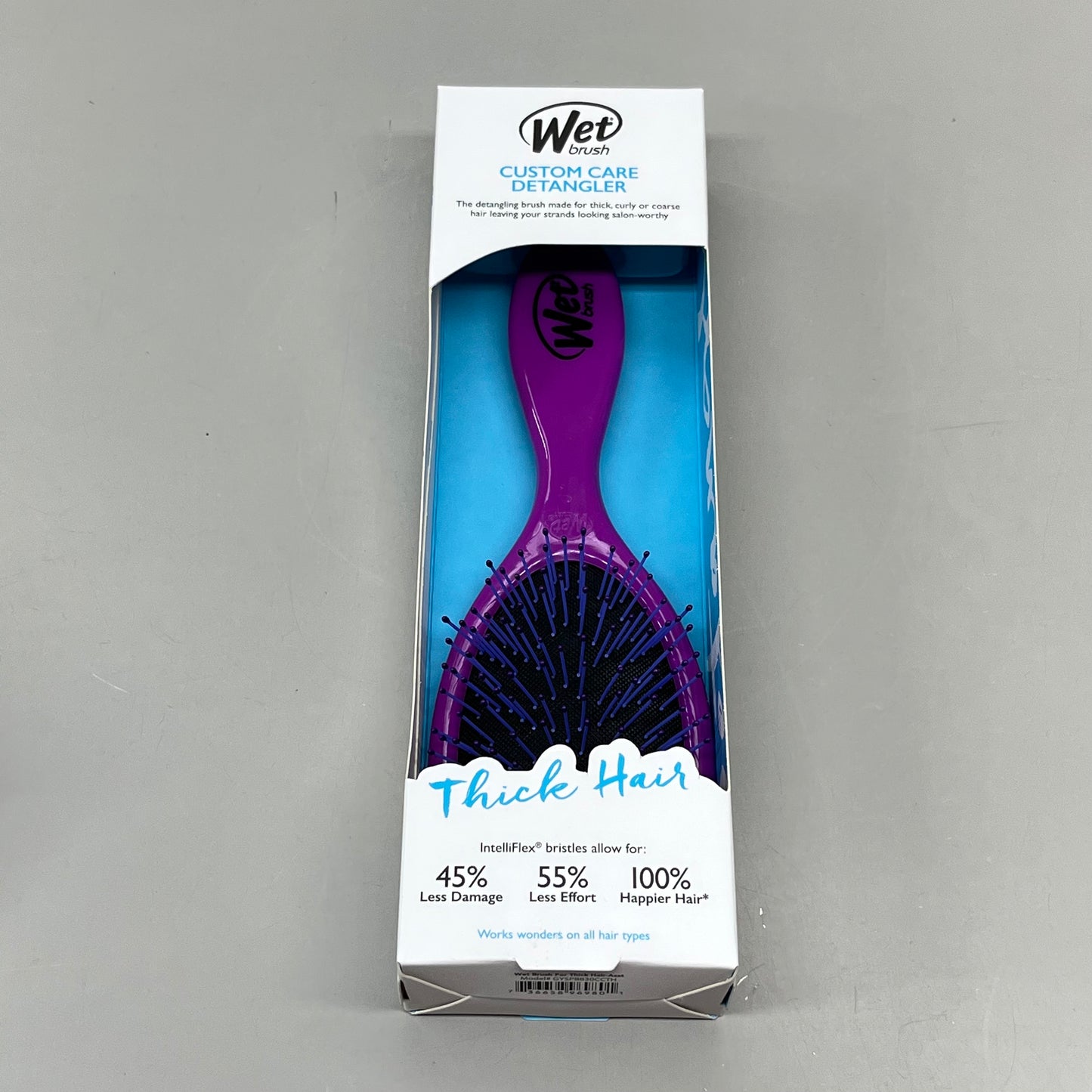 WET BRUSH (2 PACK) Custom Care Detangler Brush-Thick Hair Purple GYSPB830CCTH