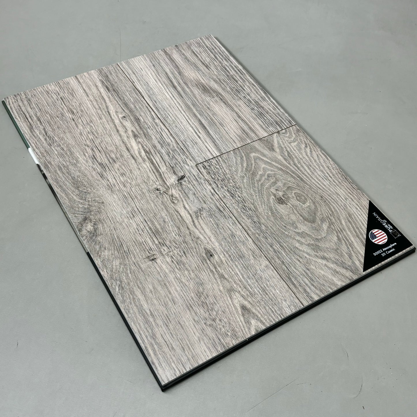 ZA@ ENGINEERED FLOORS (6 PACK) Pure Grain Luxury Vinyl Tile (DLVT) Samples 18"X13" Assorted Colors