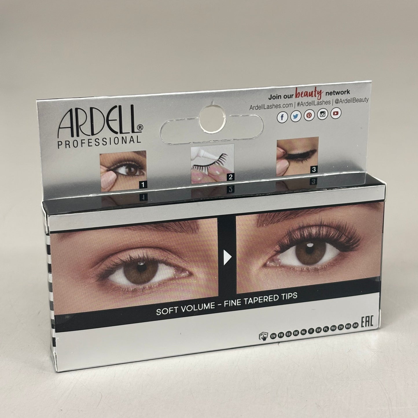 ARDELL (4 PACK, 1 PAIR EACH) 3D Fauxmink Multi-Dimensional Rounded Eyelashes 858