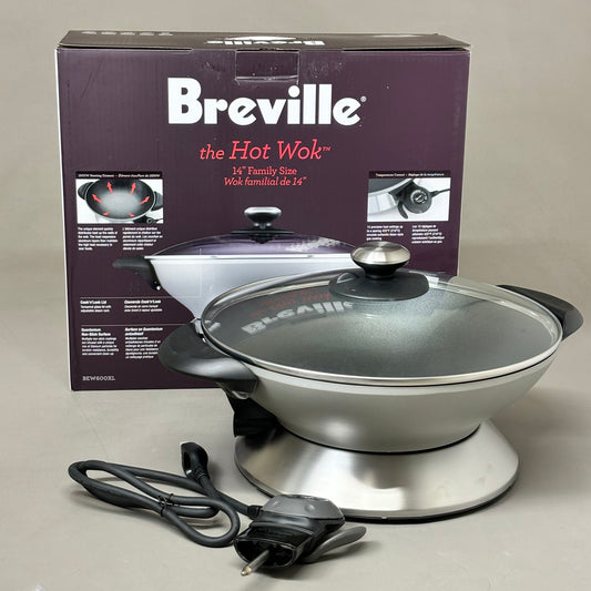 BREVILLE The Hot Electric Wok One Size Grey