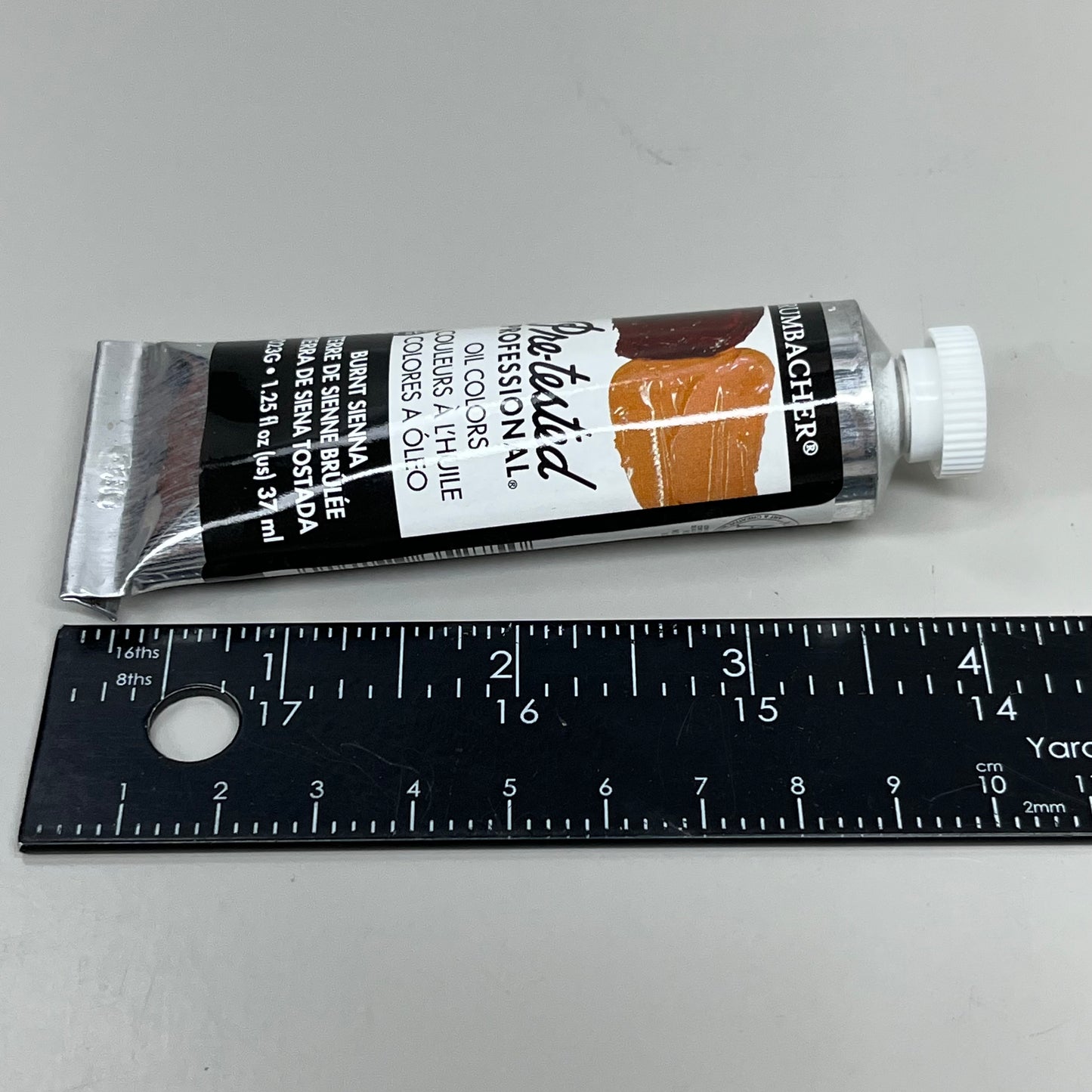 GRUMBACHER Oil Paint Pre Burnt Sienna 1.25 fl oz / 37 ml P023G (New)