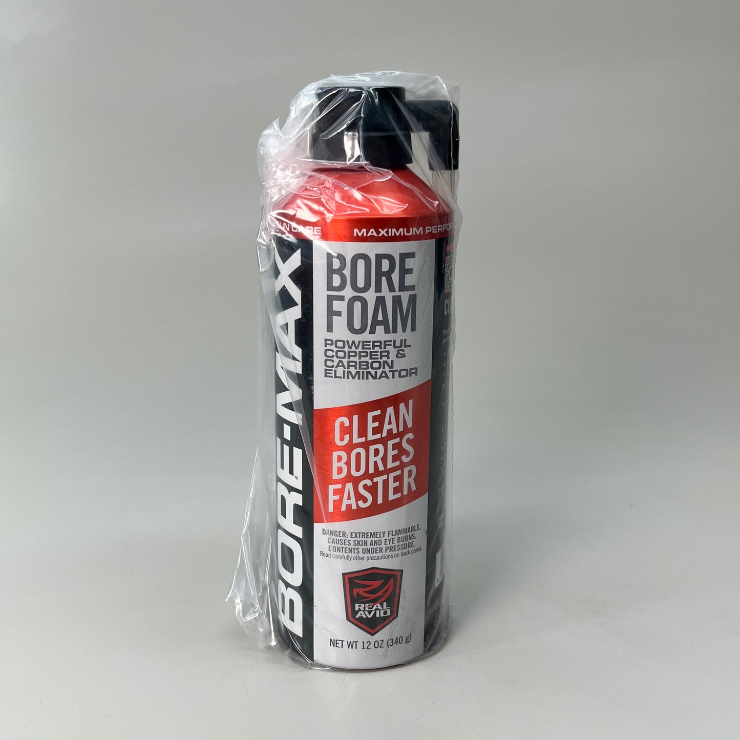 BORE-MAX 6-PACK! Maximum Performance Gun Care Bore Foam 12 oz Aerosol Red AVFBC12A