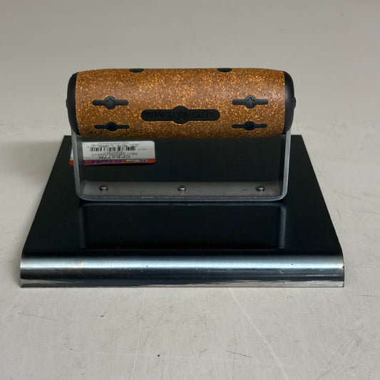KRAFT TOOL CO Blue Steel Edger with Cork Handle 6" x 6" 1/2"R CF577K (New)