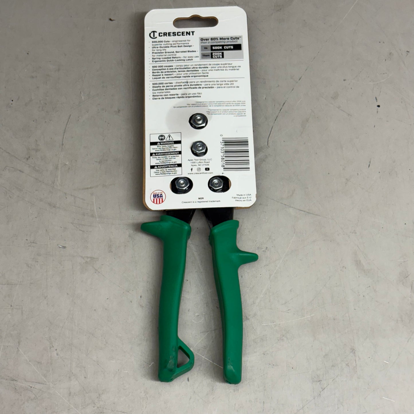 KRAFT TOOL CO Right Cutting Wiss Snips LA207