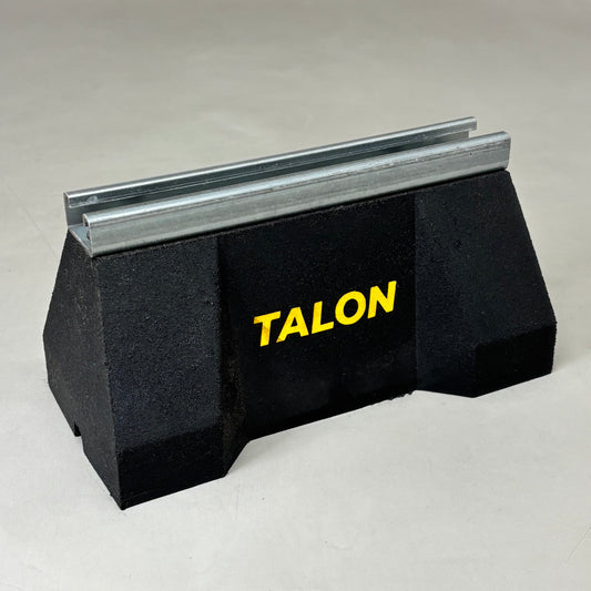 TALON Roof Block For Solar Racking, HVAC, Cable Tray Etc 9.6" Strut Length Black