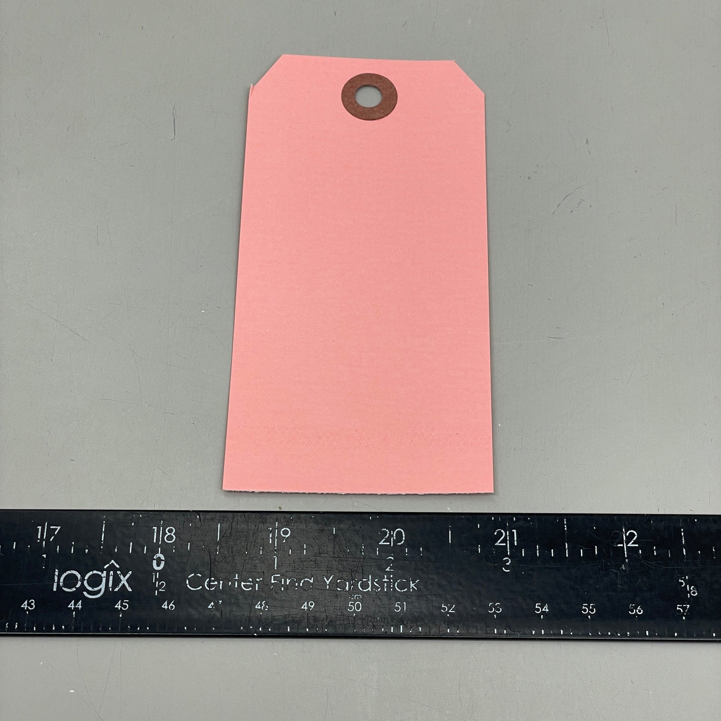 1,000 Shipping Hang Tags Pink 13 Pt. Cardstock 4 3/4" x 2 3/8" 513PNK