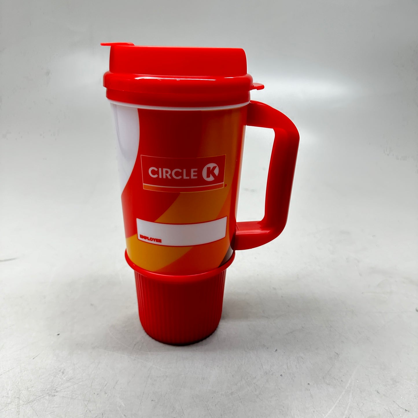 CIRCLE K (2 PACK) Soft Drink Cup Gas Station Mug 24 oz Red