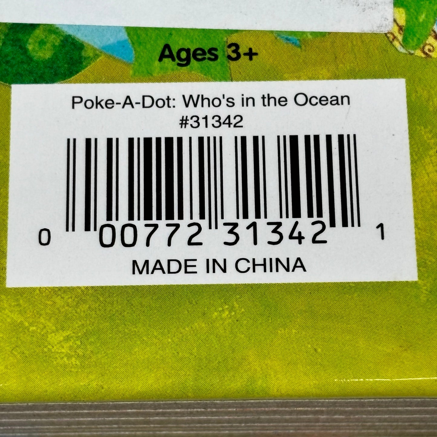 ZA@ MELISSA & DOUG Who's in the Ocean Book Click & Pop Counting Book Hardback 31342 A