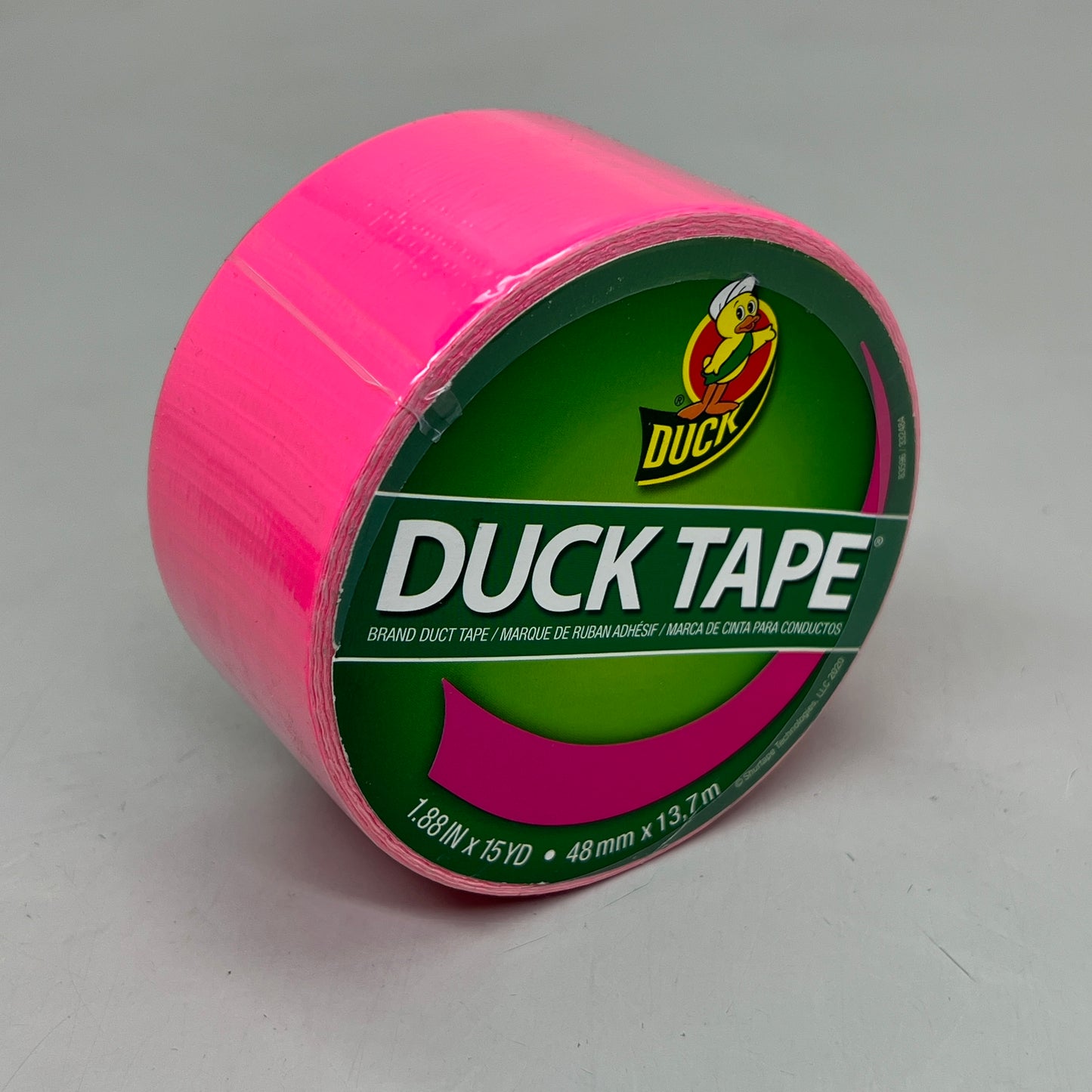 SHURTAPE DUCK TAPE 6 Rolls of Pink Duct Tape 1.88" X 15 YD 1265016