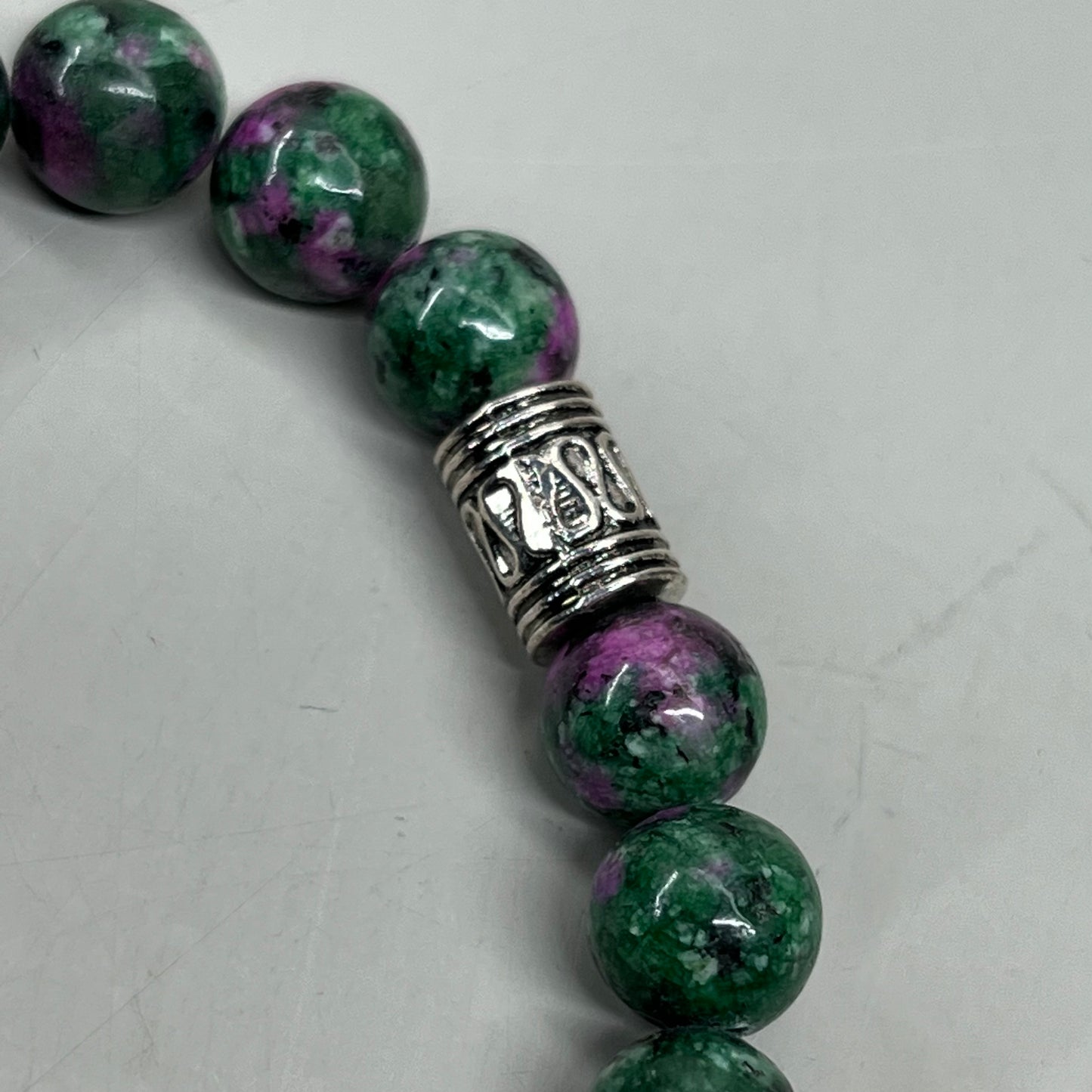 BEST WHOLESALE (12 PACK) Beaded Crystal Bracelets Silver Jewel 3" Green/Purple New