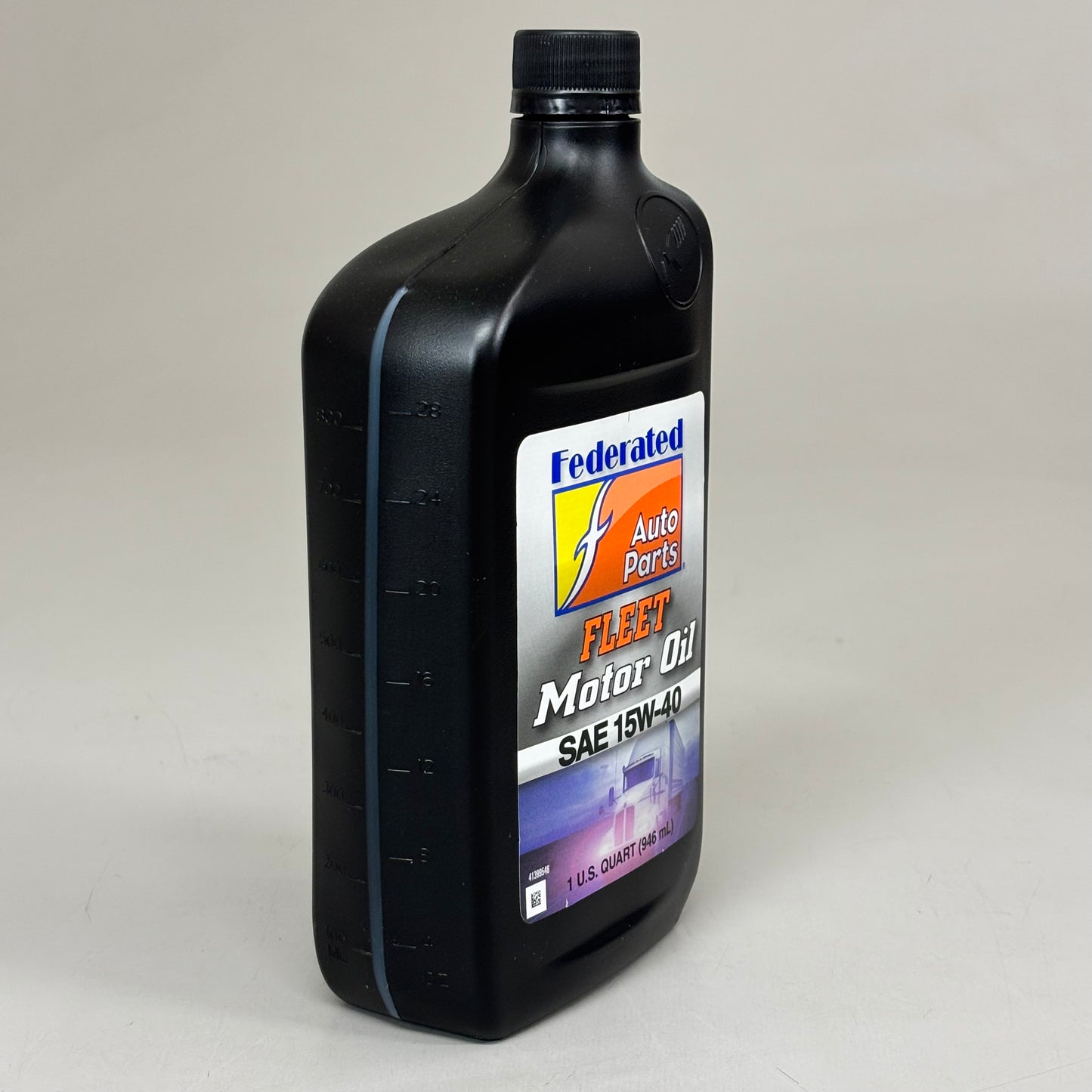 FEDERATED  (12 PACK, 1 QUART EACH) Heavy Duty Fleet Motor Oil SAE 15W-40  527-6405