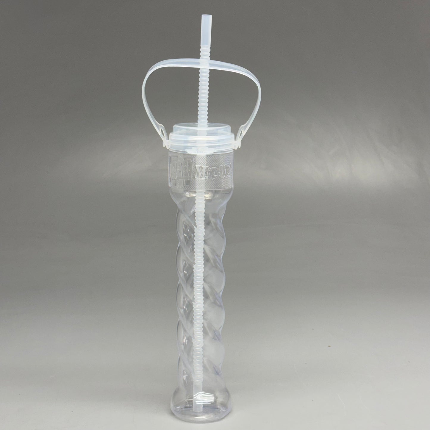 ZA@ WHIRLEY (40 Pack) Icee Mix It Up Cups w/ Lid, Straw, & Handle Clear 200027462