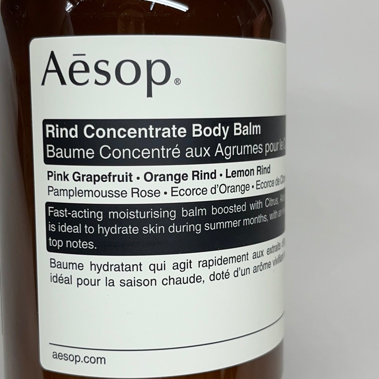 AESOP Rind Concentrate Body Balm 16.4 fl oz 29D0621EU BB-12 Months