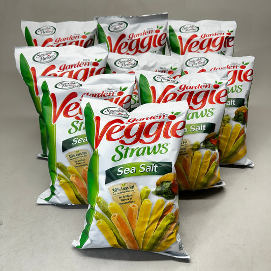 ZA@ SENSIBLE PORTIONS 9 PK! Garden Veggie Straws 5oz Bags BB 08/24 F