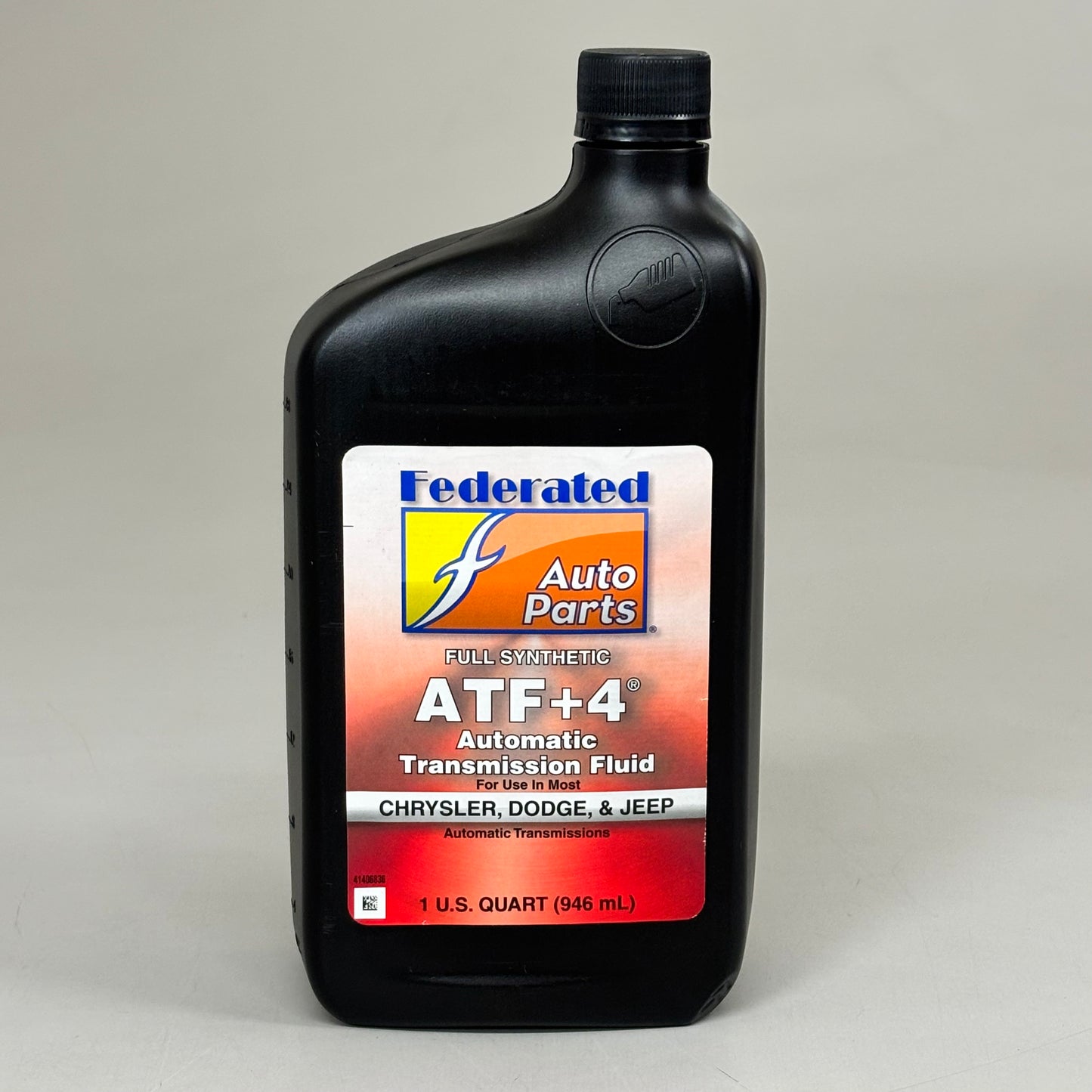 FEDRATED (6 PACK, 1 QUART EACH) Auto Parts Full Synthetic ATF+4 Oil 527-7002