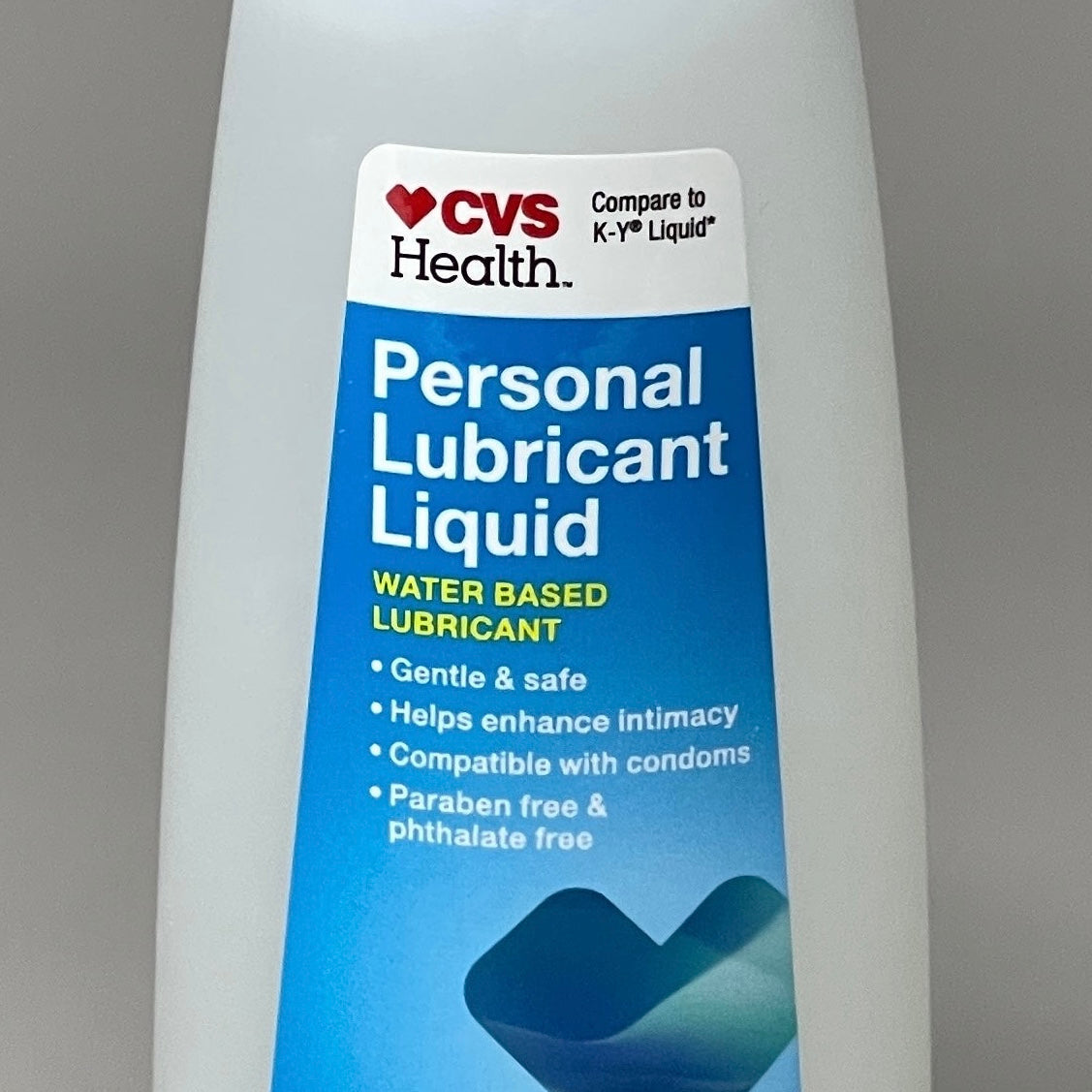 ZA@ CVS HEALTH (2 PACK) Personal Lubricant Water-Based 5.6 oz Each Exp 05/25 E