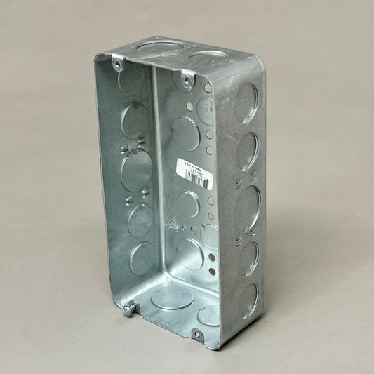 STEEL CITY Deep Box Galvanized Steel 3-GANG 3/4" 2-1/2" Deep 3/4" & 1" H3BD3/4 1