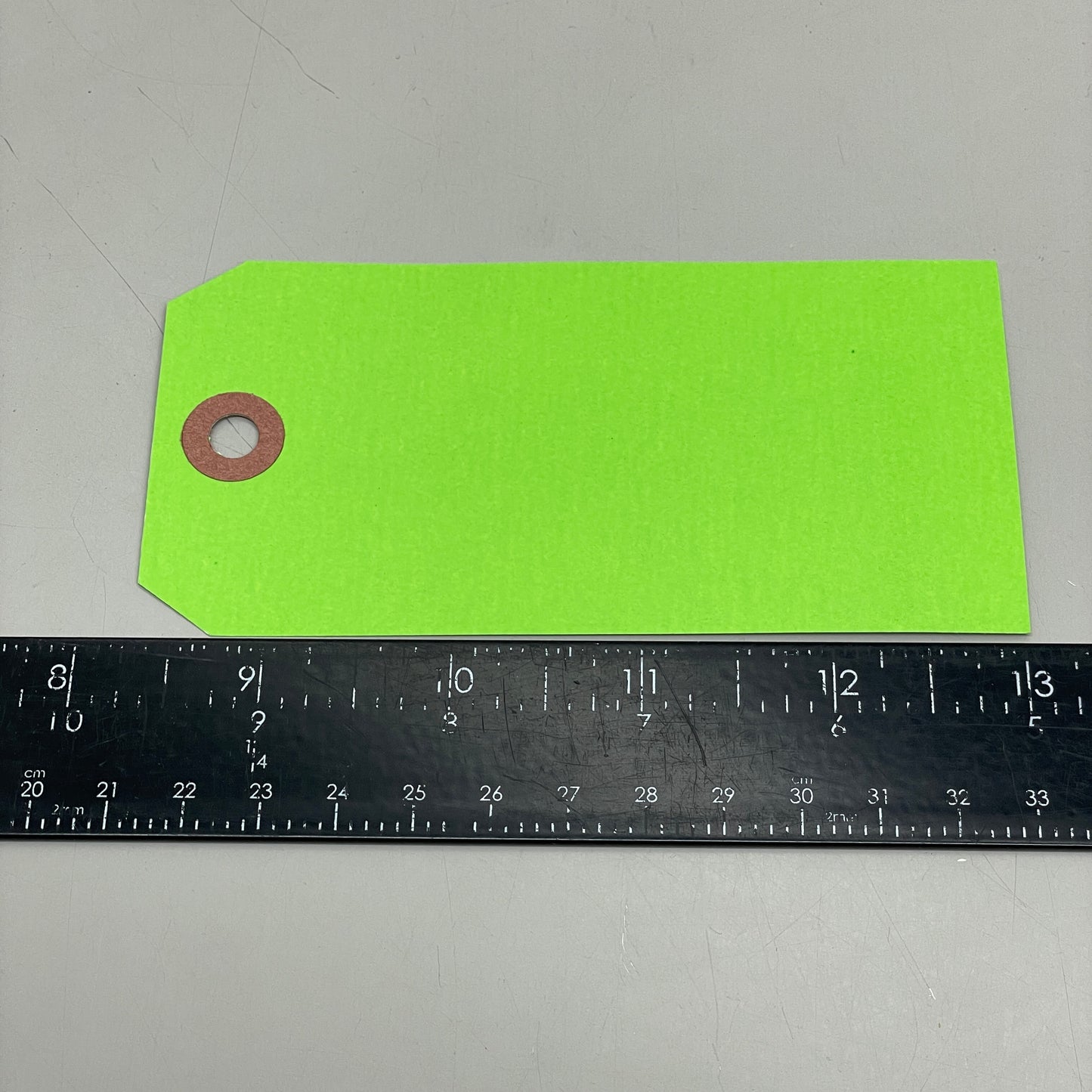 1,000 Shipping Hang Tags Light Green 13 Pt. Cardstock 4 3/4" x 2 3/8" 513LTG