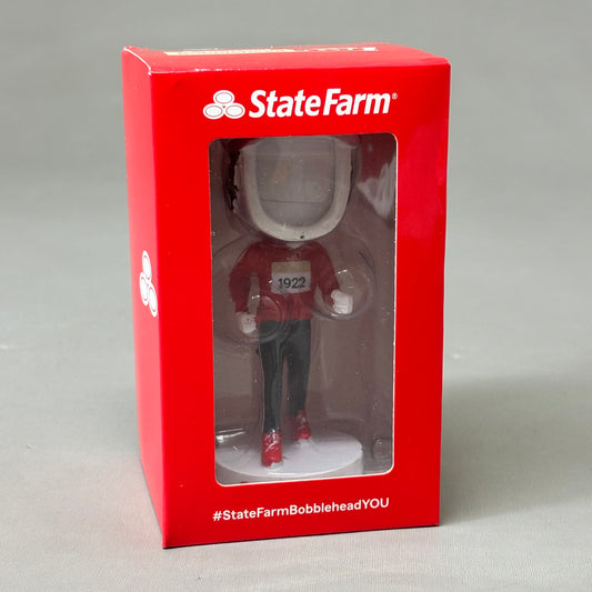 STATE FARM Company Marathon Runner Bobble Head YOU Photograph
