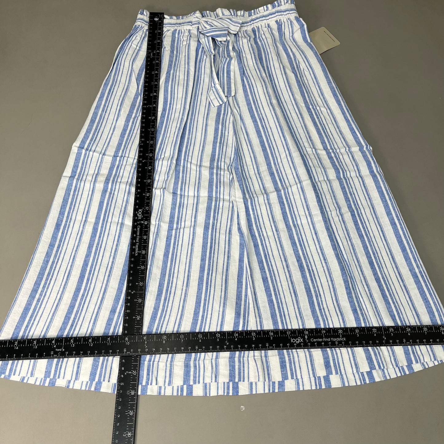 TOMMY BAHAMA Women's Shell Yea Stripe Midi Skirt Turkish Sea Size XXS (New)