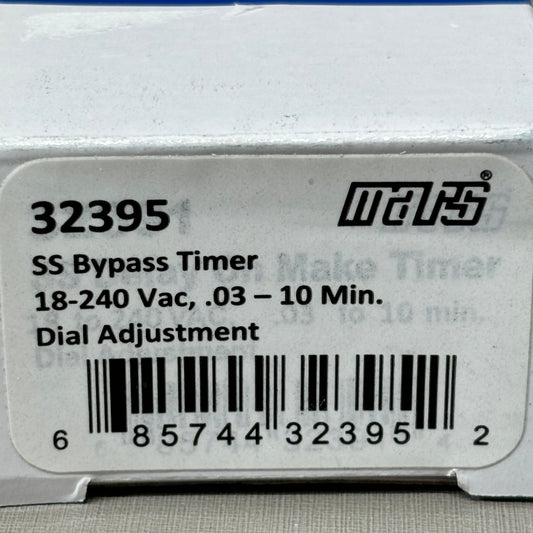 MARS SS Bypass timer 18-240 VAC 03-10 Min Dial Adjustment Quick Connect 32395