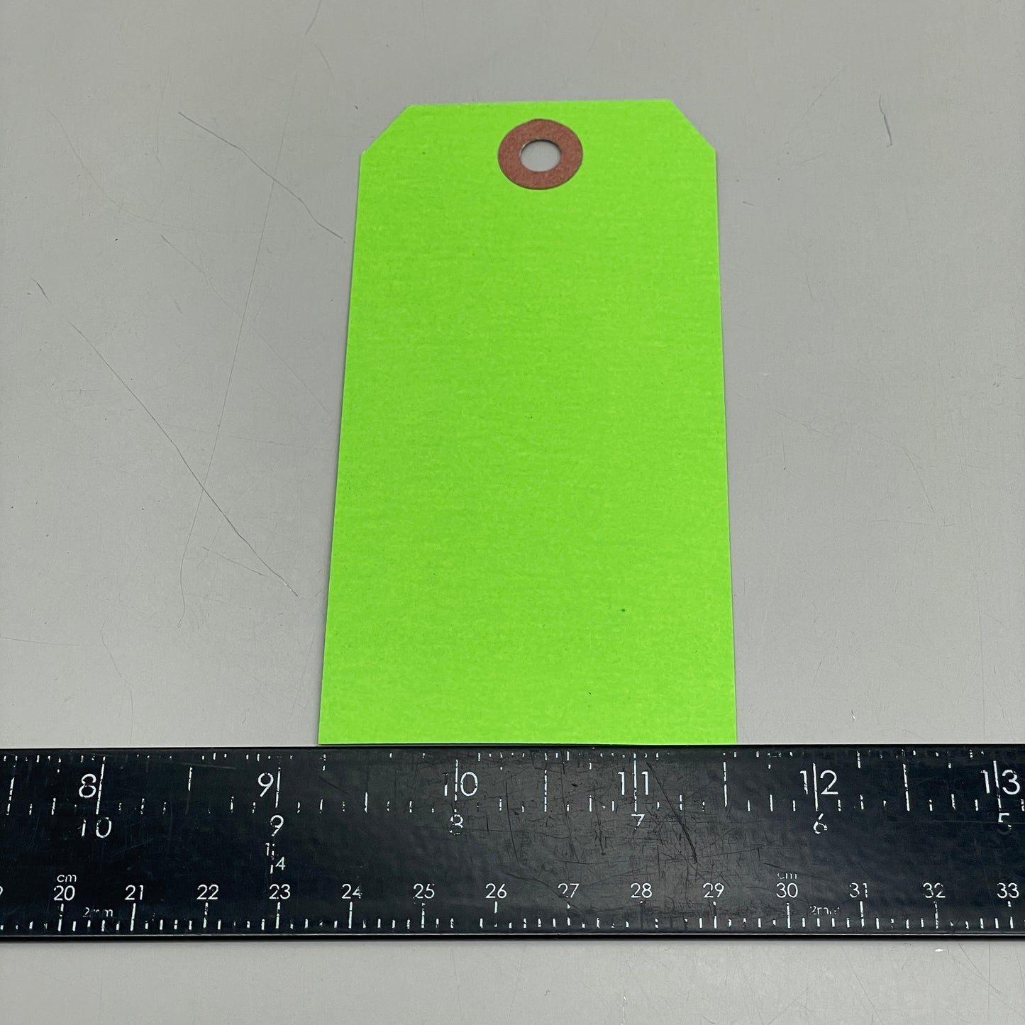 1,000 Shipping Hang Tags Light Green 13 Pt. Cardstock 4 3/4" x 2 3/8" 513LTG