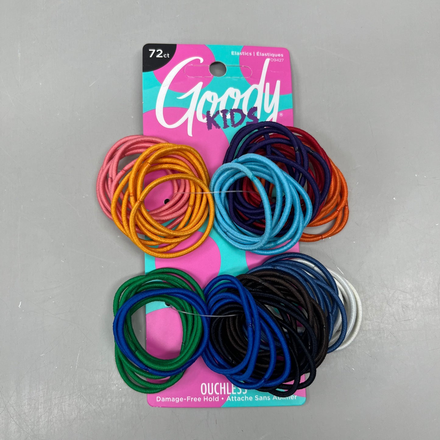 GOODY (3 PACK!) Ouchless Girl's Regular Braided Elastics Colorful 3000140