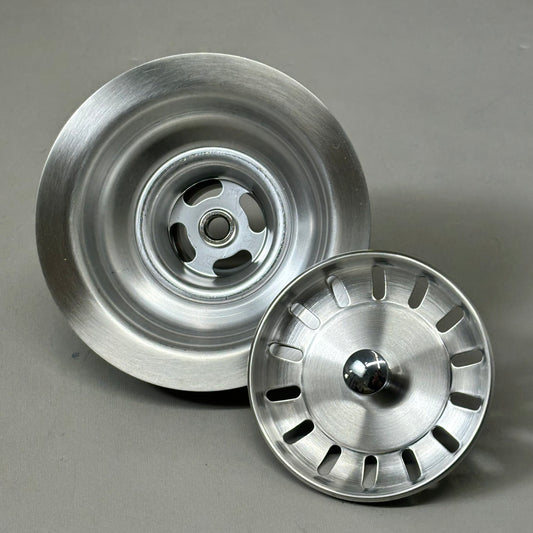 UNBRANDED Kitchen Sink Stainless Steel Basket Strainer Drain Assembly & Stopper
