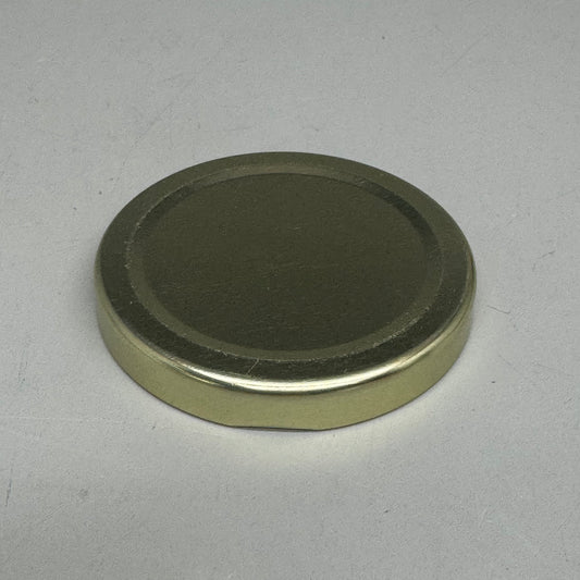 MASSILLY (100 PACK) 63mm Jar Lid Sz 63mm Gold 63RTO P27/2WHBNA