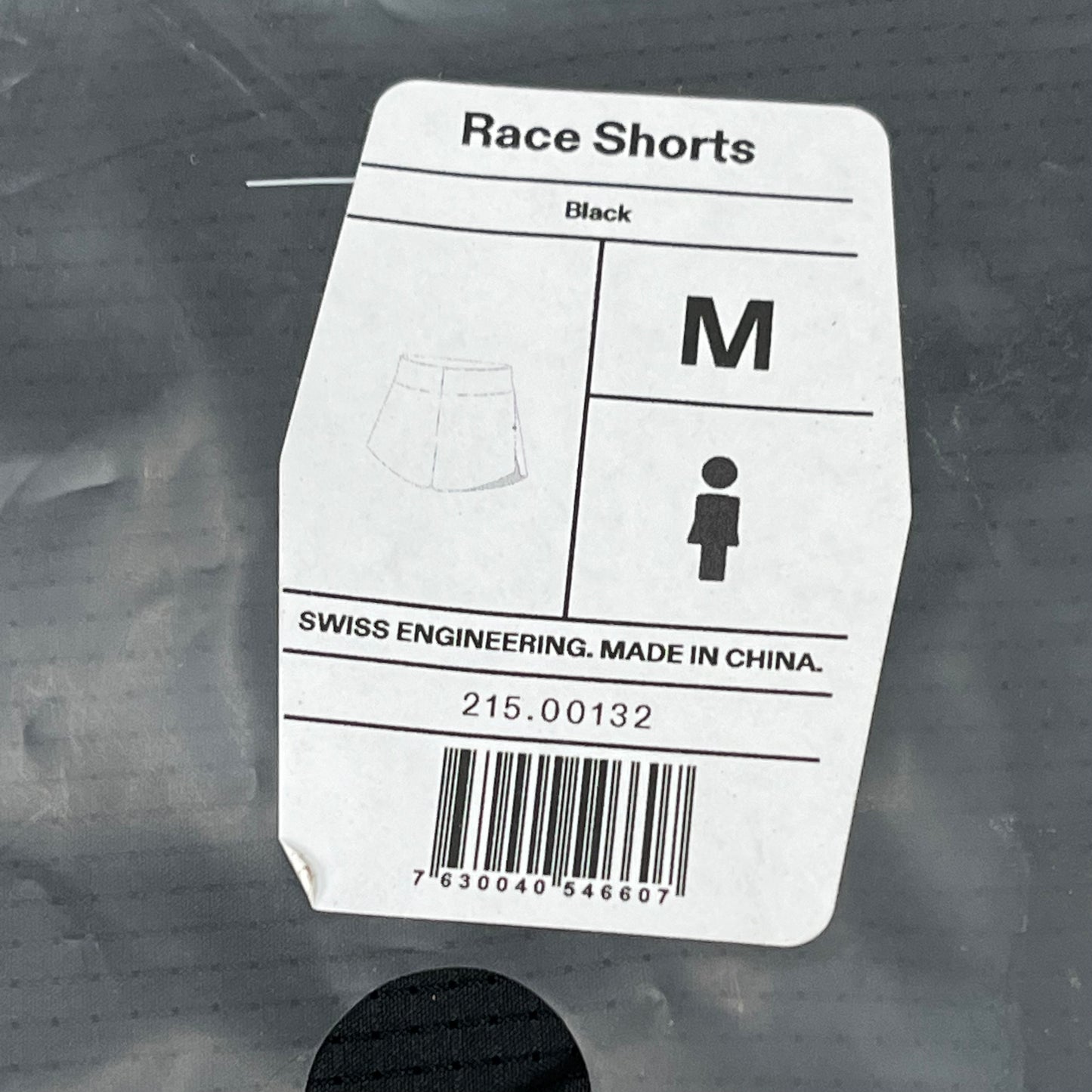 ON RUNNING Women's Active Wear Race Shorts Sz-Medium Black 215.00132