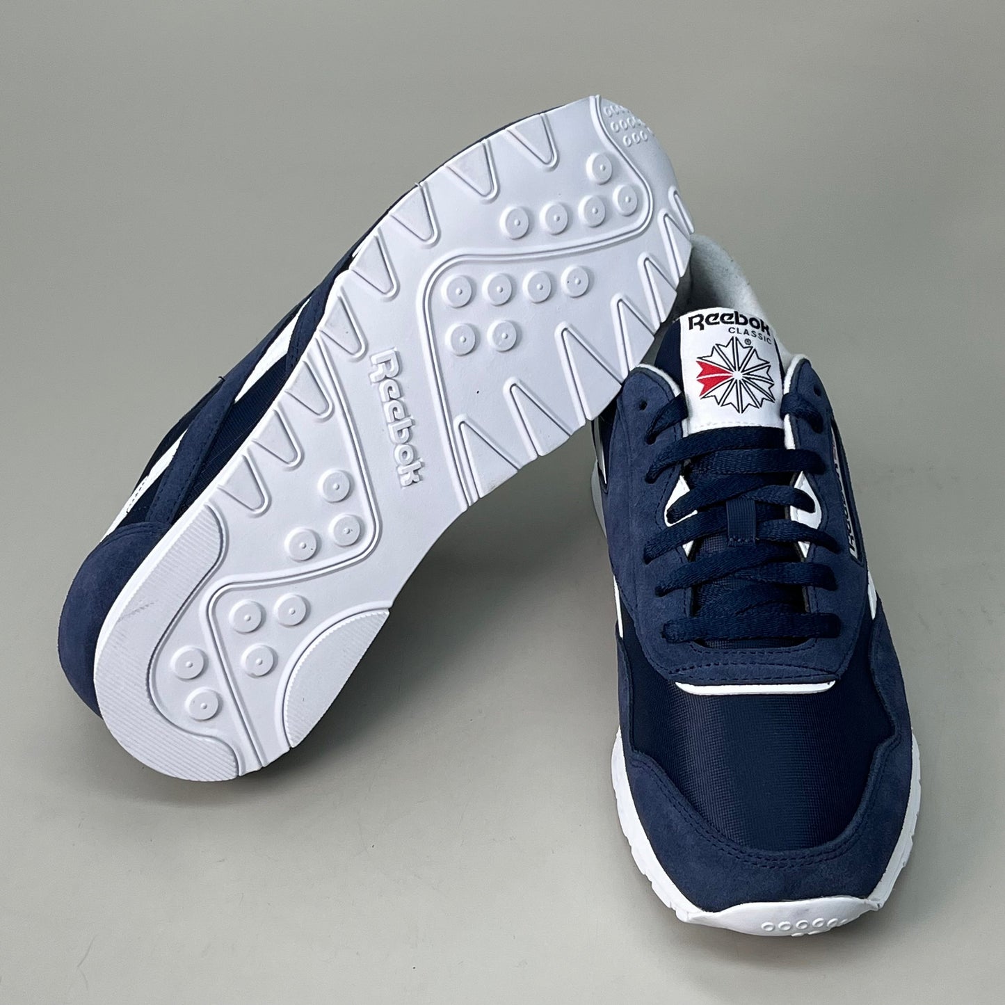 REEBOK Classic Nylon Men's Running Shoes U.S/Sz-11 Blue/White GY7234 (New)