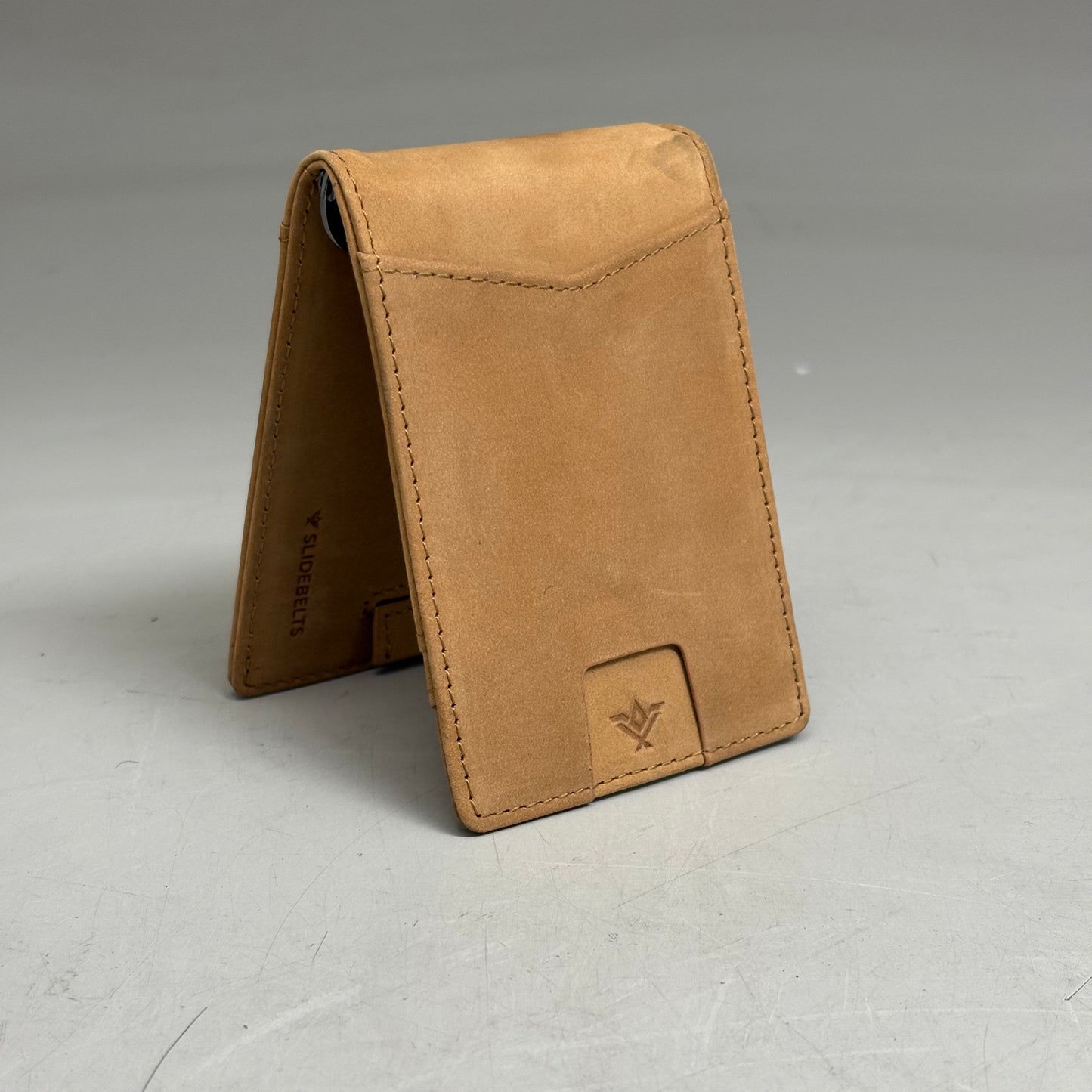 SLIDEBELTS Premium Leather Tan BI-Fold Wallet