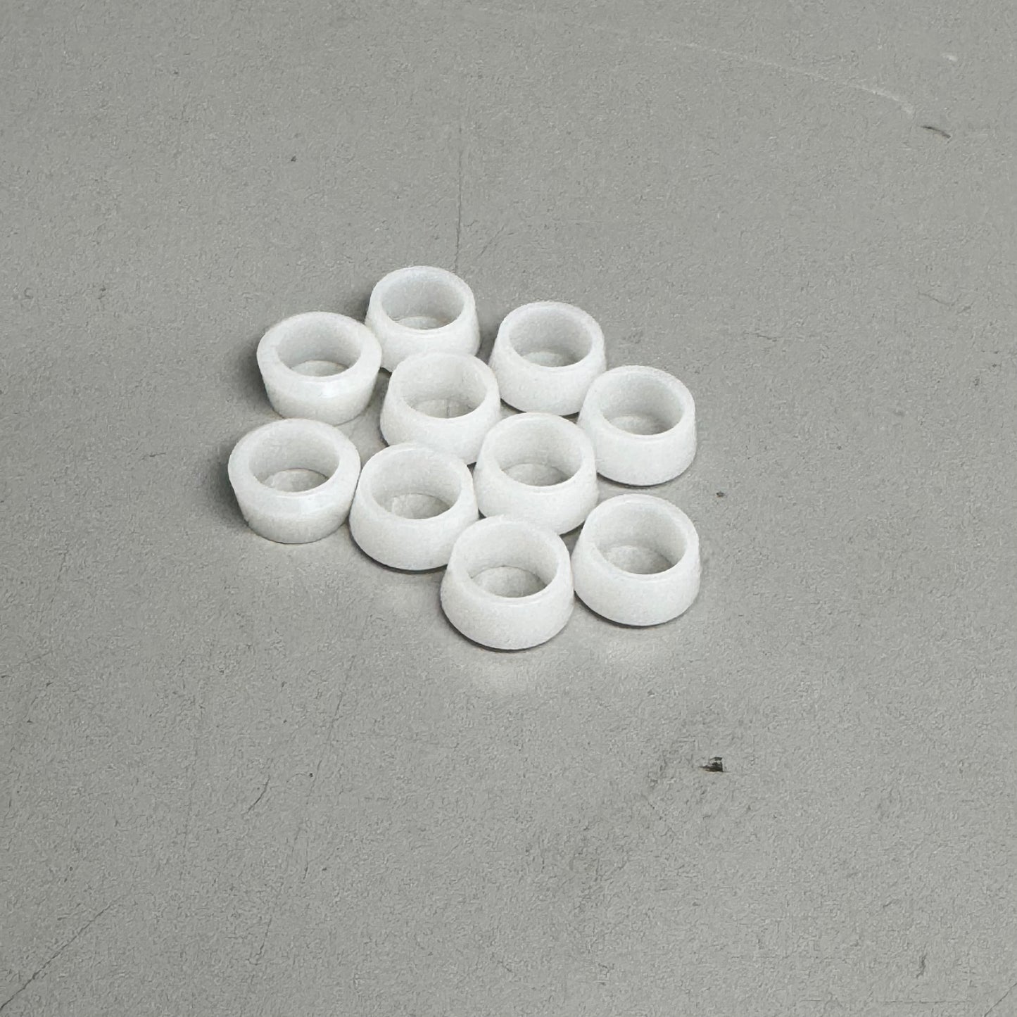 BRASSCRAFT (5 PACKS OF 10 SLEEVES) Compression Sleeves For Plastic Tube FOR 1/4" OD TUBE White 60PT-4