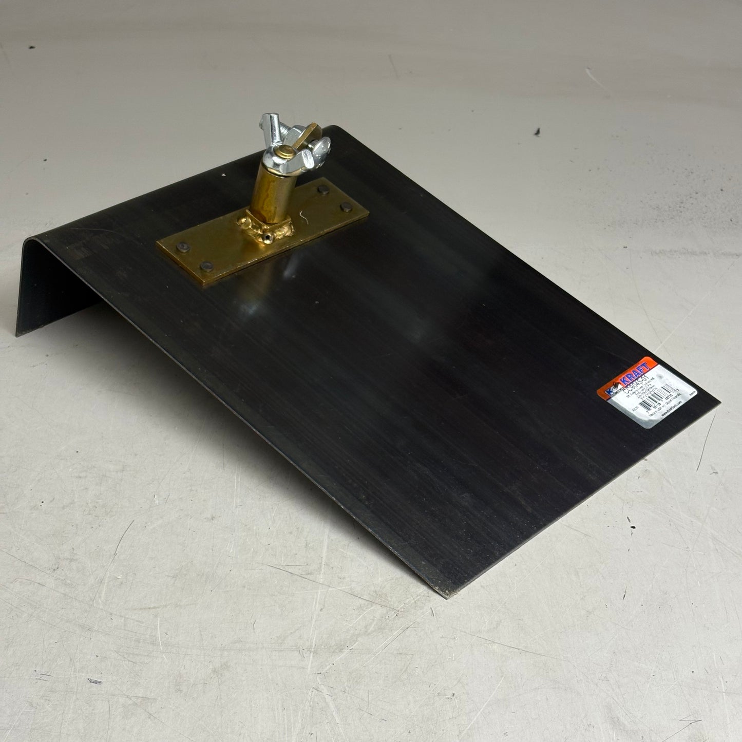 KRAFT TOOL CO Lip Blue Steel Walking Nose Tool with Swivel Bracket 9 x 12 1/2R 3