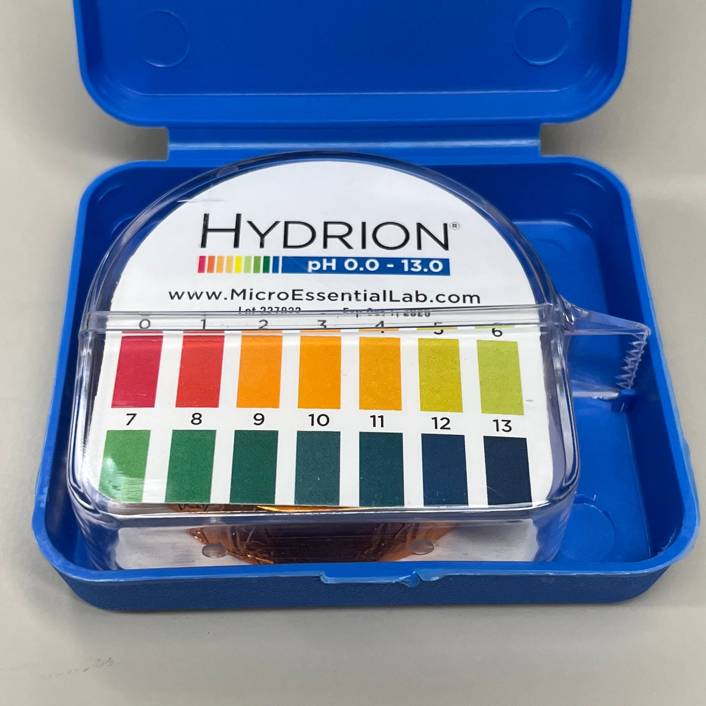 HYDRION Micro Essential pH and Sanitizer Test Papers Jumbo Roll Blue Case HJ613 (New)