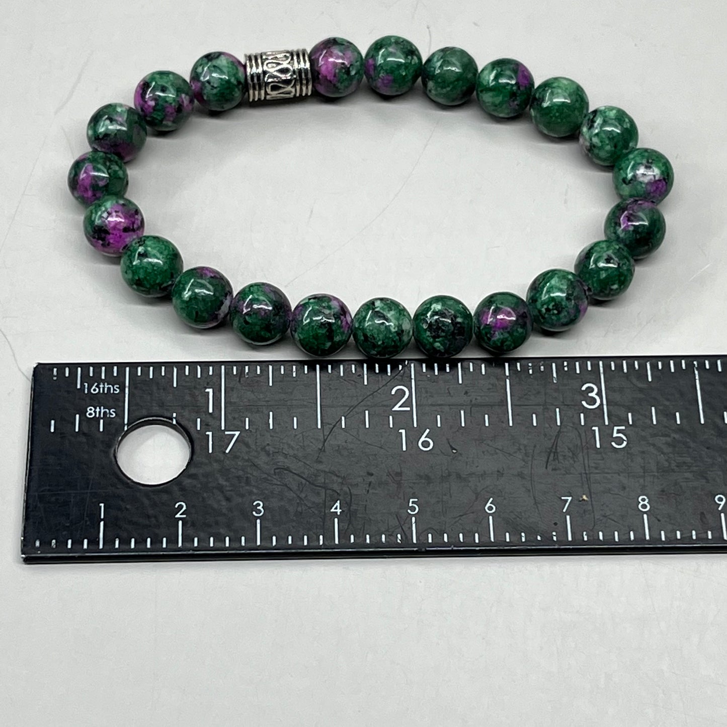 BEST WHOLESALE (12 PACK) Beaded Crystal Bracelets Silver Jewel 3" Green/Purple New