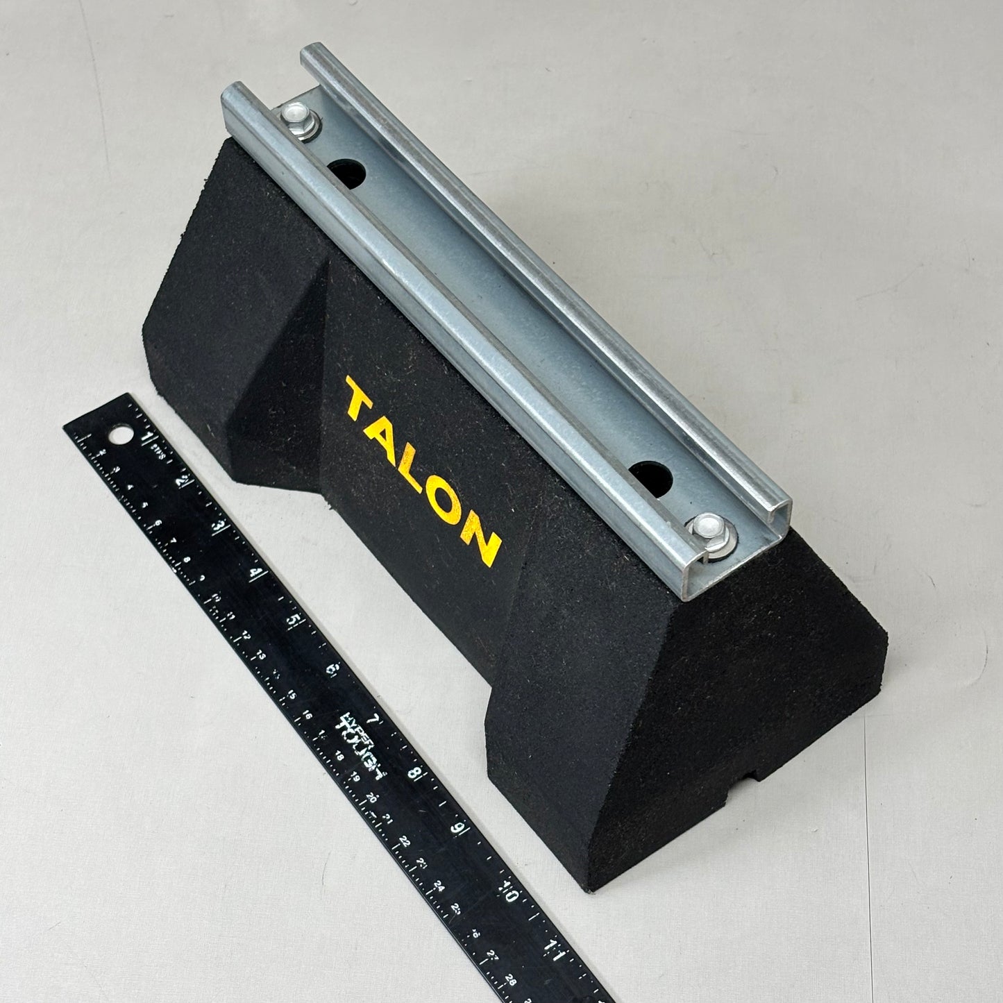 TALON Roof Block For Solar Racking, HVAC, Cable Tray Etc 9.6" Strut Length Black