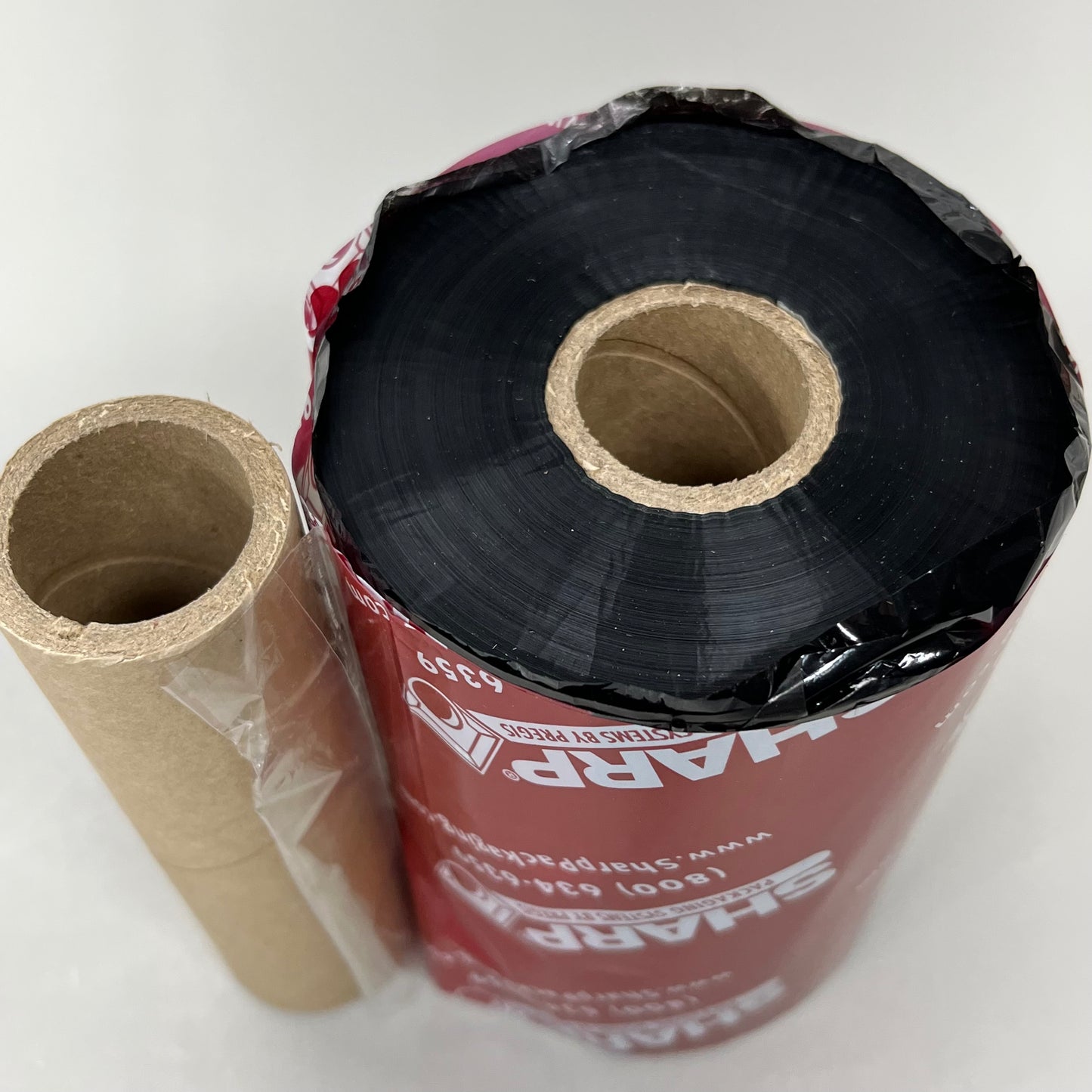 SHARP 2-PACK! Packaging Systems Thermal Transfer Ribbon 4.72" x 2001' Black 869216-02 New