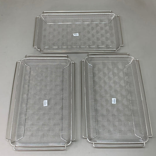 BROWNE 3-PACK! Foodservice Thermalloy Tray Wire Mesh 13L"x 2W"x21H" 576204 (New)